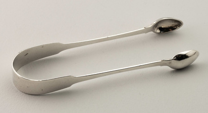 Cape Silver Sugar Tongs - John Townsend, Pseudo Hallmarks